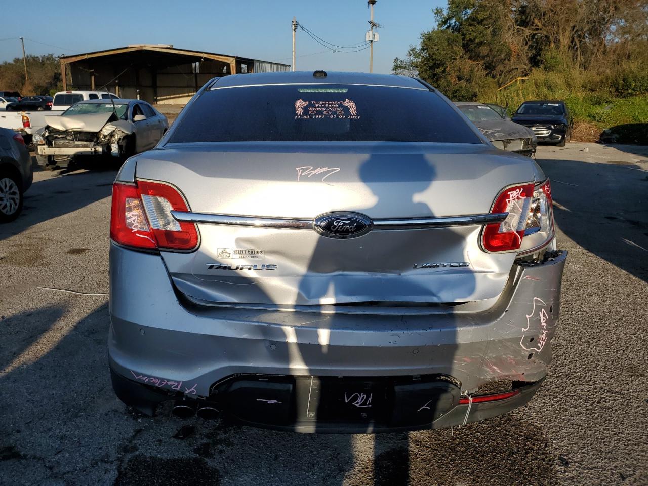 2011 Ford Taurus Limited VIN: 1FAHP2FWXBG111449 Lot: 78260664