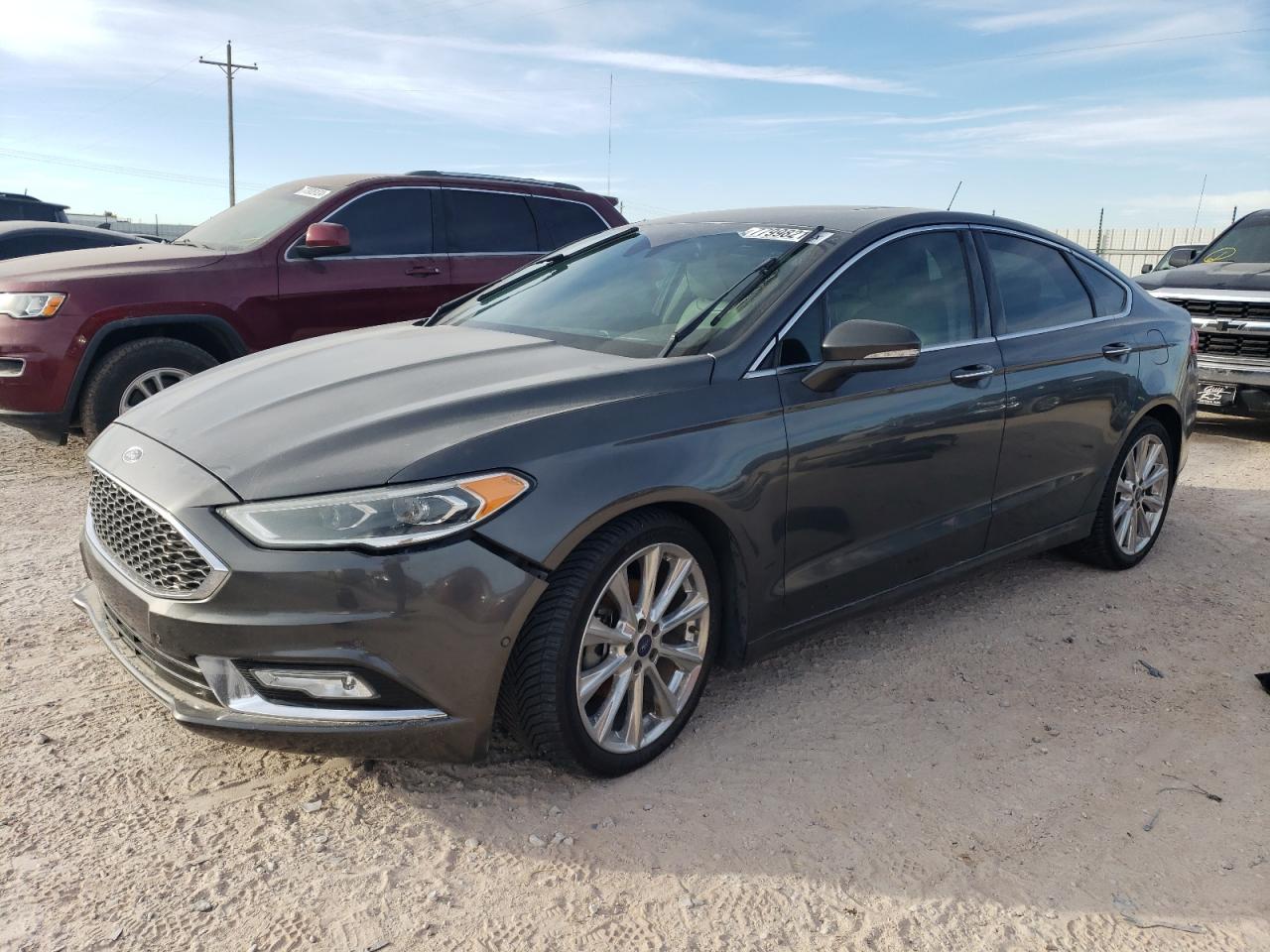 2017 Ford Fusion Titanium VIN: 3FA6P0K96HR209052 Lot: 77998214