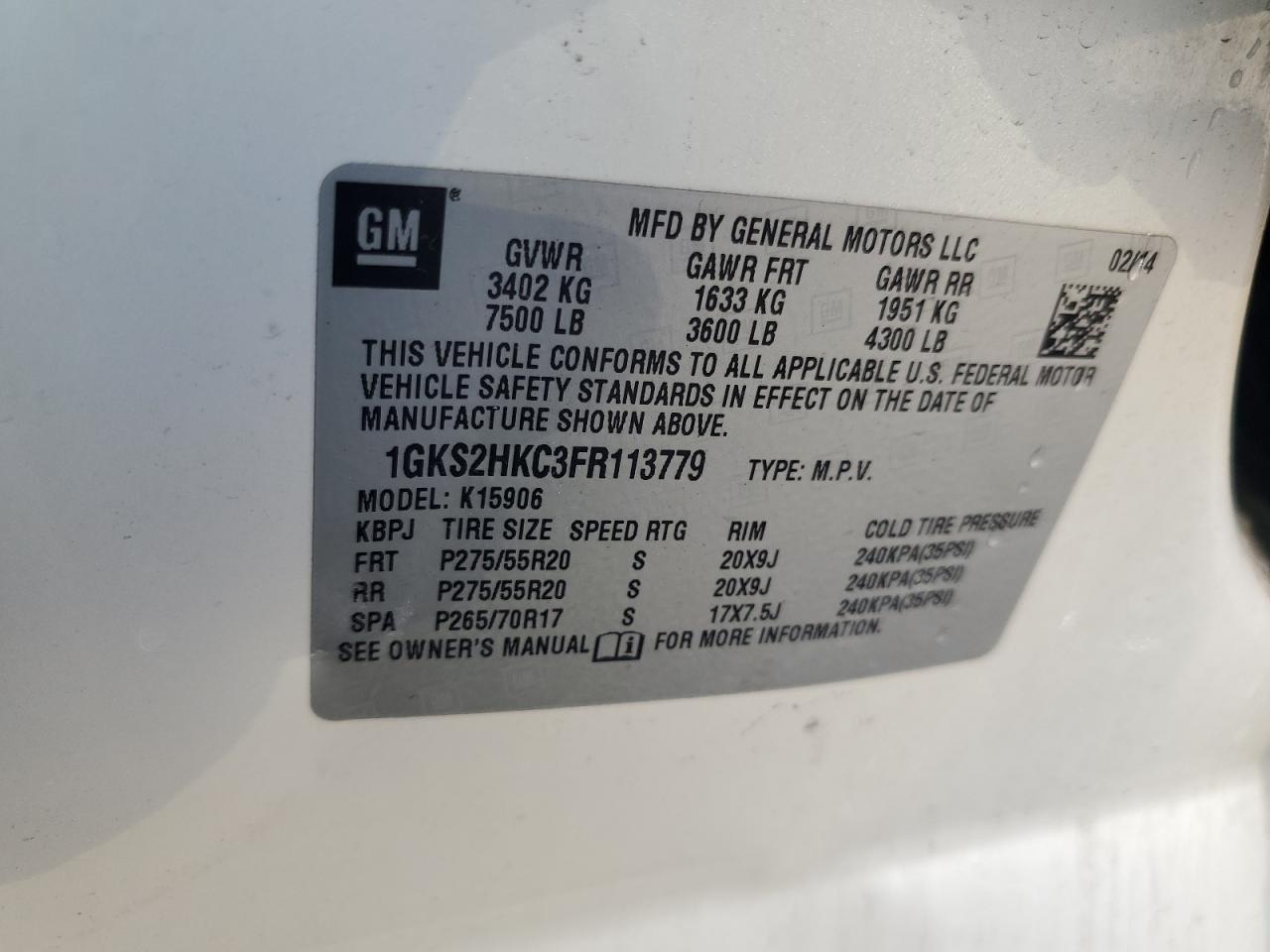 2015 GMC Yukon - Image 13