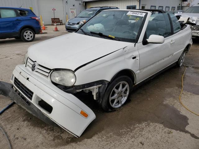 2000 Volkswagen Cabrio Gls на продаже в Pekin, IL - Front End