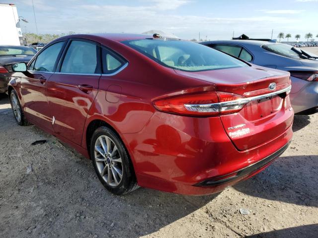  FORD FUSION 2017 Красный