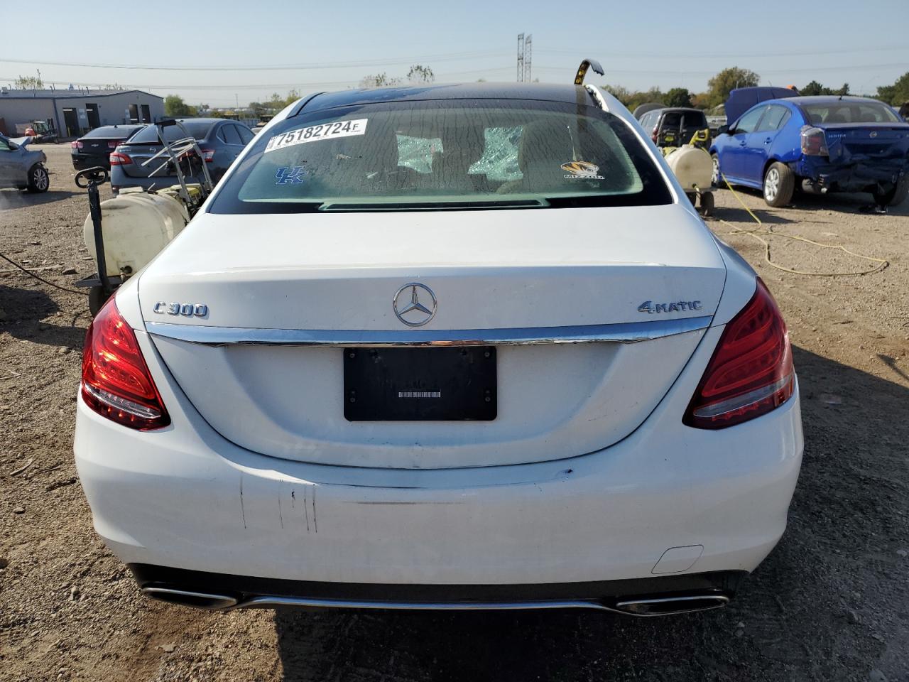 2016 Mercedes-Benz C 300 4Matic VIN: 55SWF4KB1GU157111 Lot: 75182724