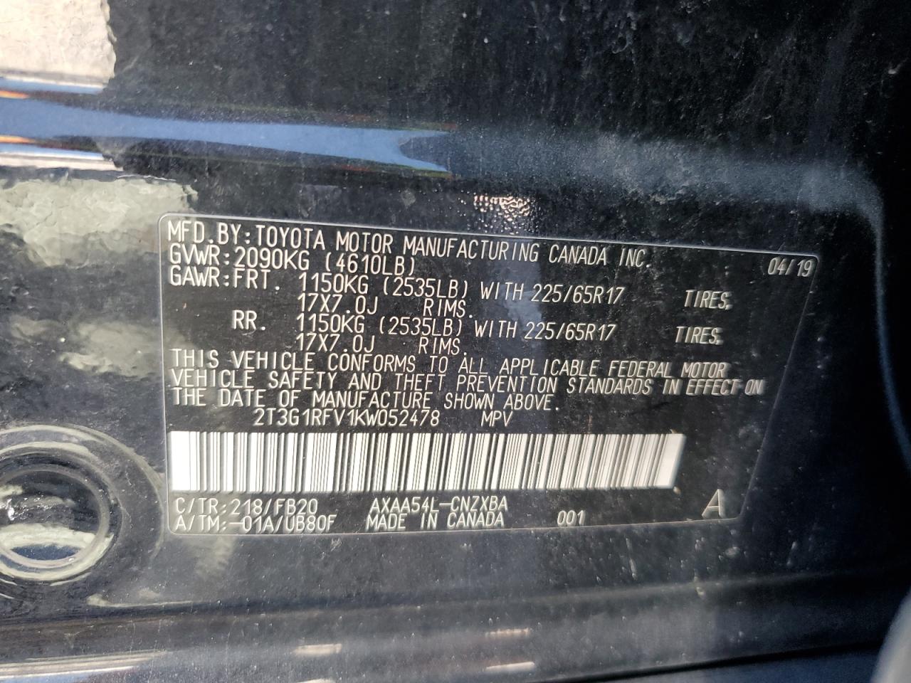 2019 Toyota RAV 4 - Image 13
