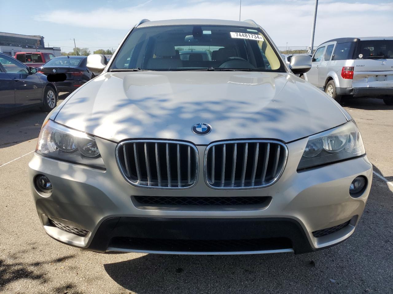 2012 BMW X3 xDrive28I VIN: 5UXWX5C51CL726929 Lot: 74481734