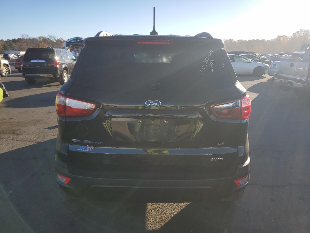 2020 Ford Ecosport Se VIN: MAJ6S3GL7LC325193 Lot: 77569974