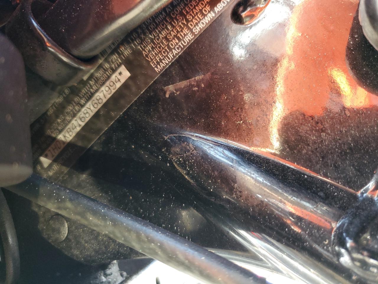 2008 Harley-Davidson Flhx VIN: 1HD1KB4168Y687994 Lot: 75087304