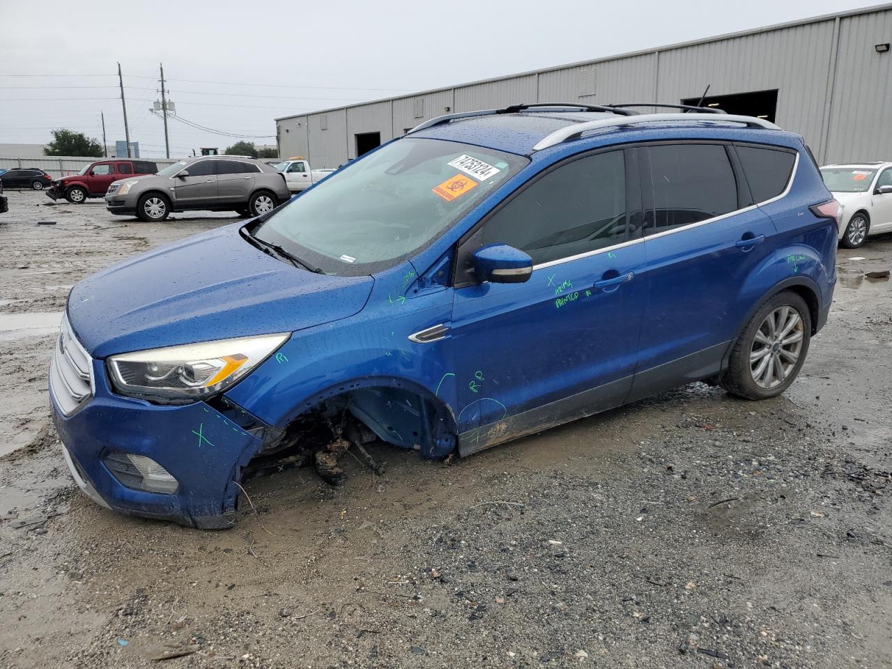 2018 Ford Escape Titanium VIN: 1FMCU0J90JUA69484 Lot: 74753124