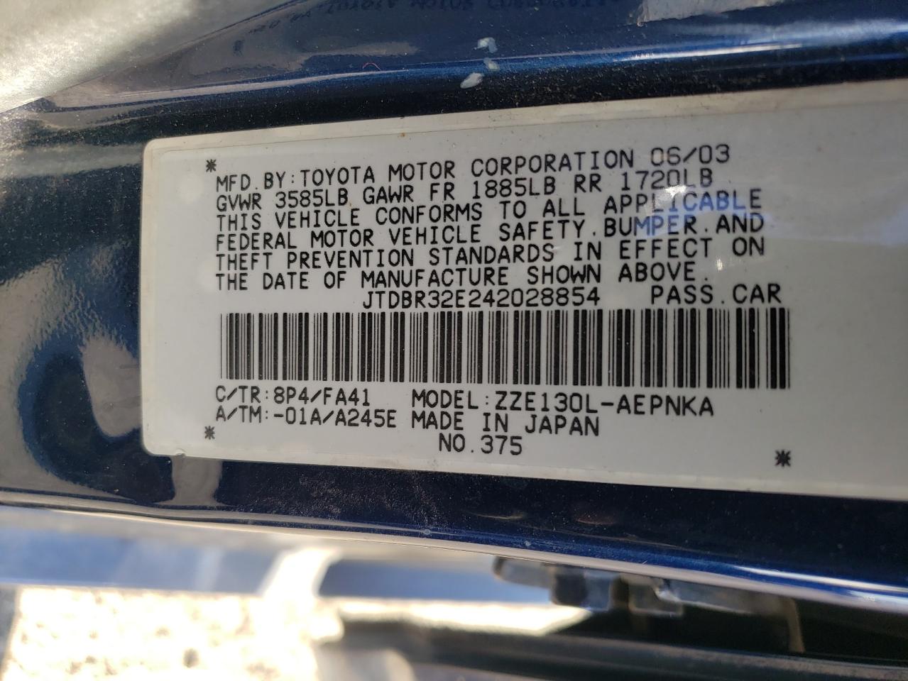 2004 Toyota Corolla - Image 12