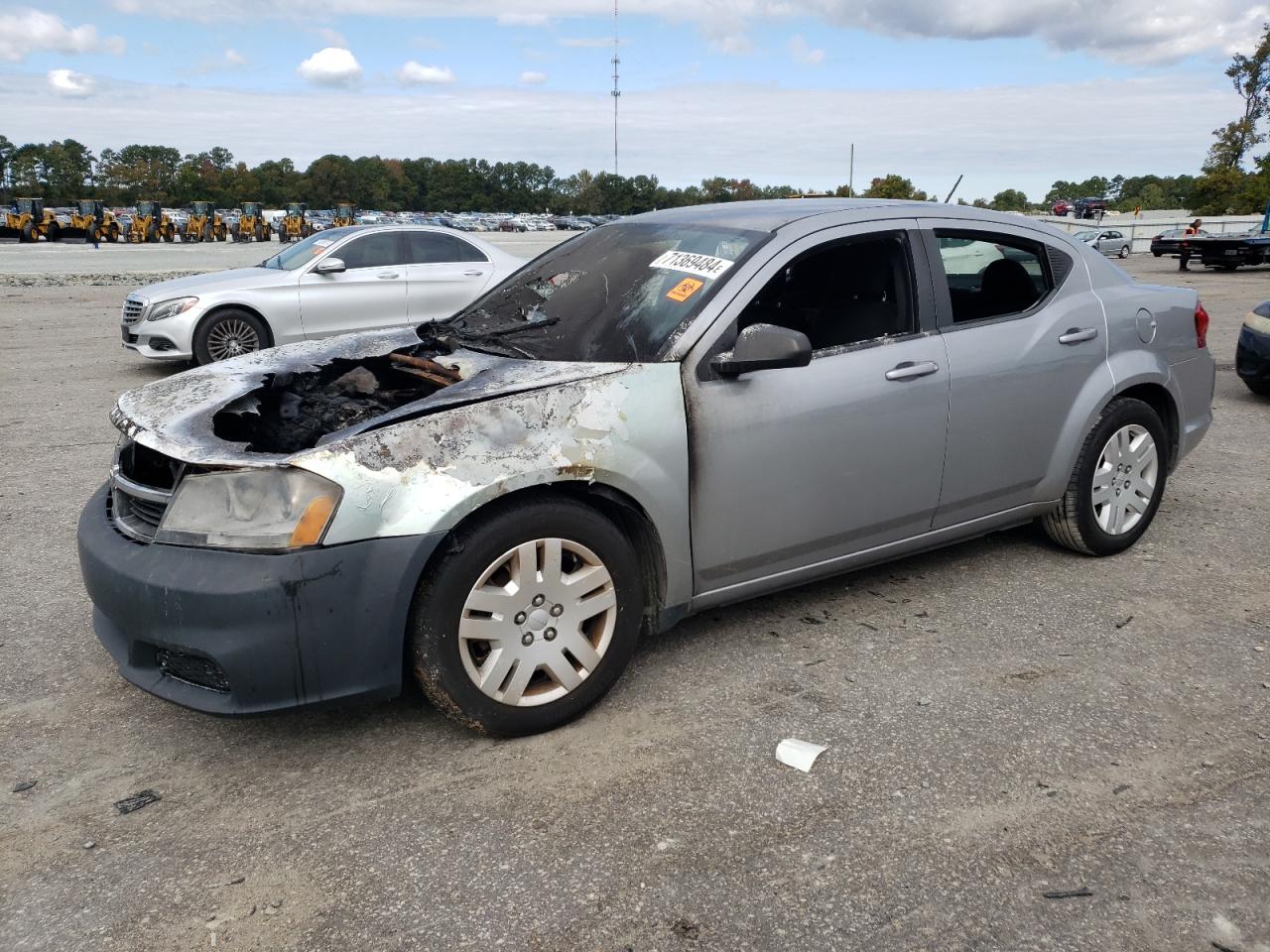 2013 Dodge Avenger Se for Sale in Dunn, NC - Burn - Engine