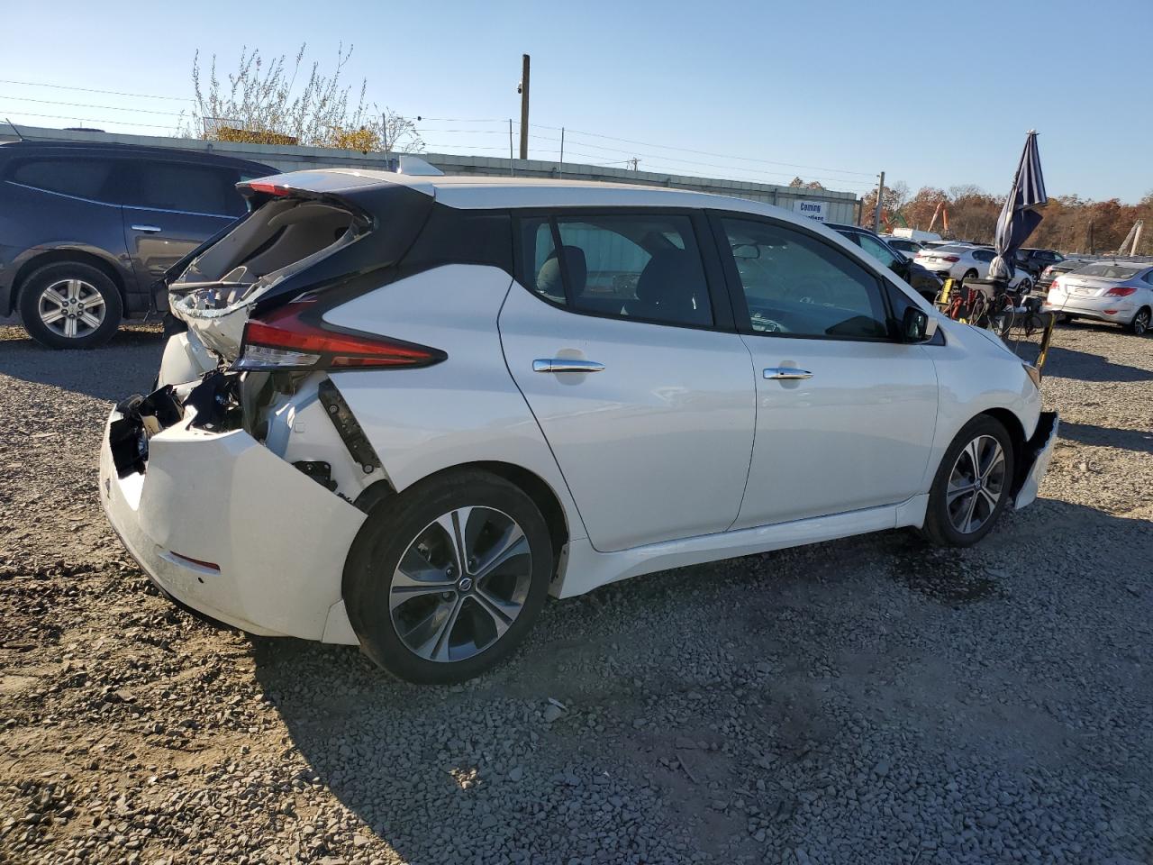 2022 Nissan Leaf Sv VIN: 1N4AZ1CV5NC553973 Lot: 76204324