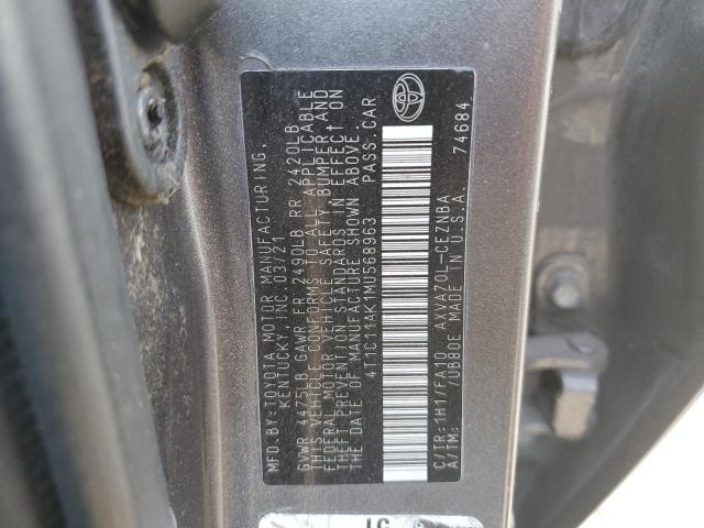 4T1C11AK1MU568963 Toyota Camry LE 12