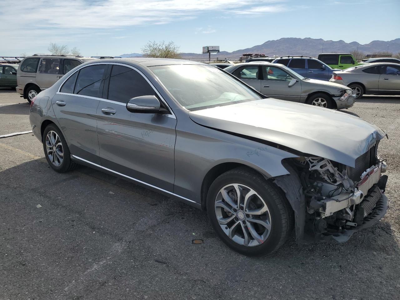 VIN 55SWF4KB4FU004608 2015 MERCEDES-BENZ C-CLASS no.4