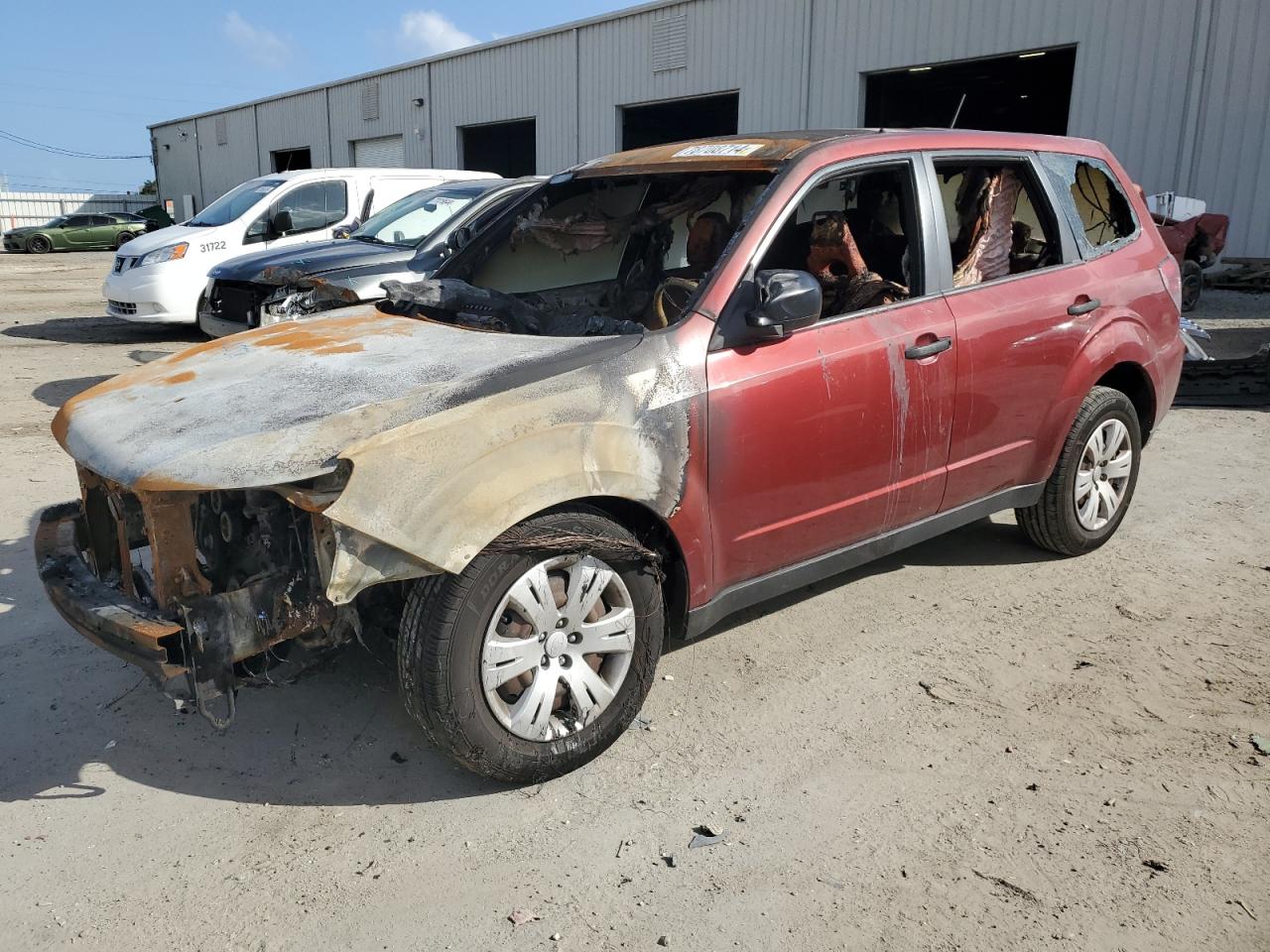 2012 Subaru Forester 2.5X na sprzedaż w Jacksonville, FL - Burn - Engine