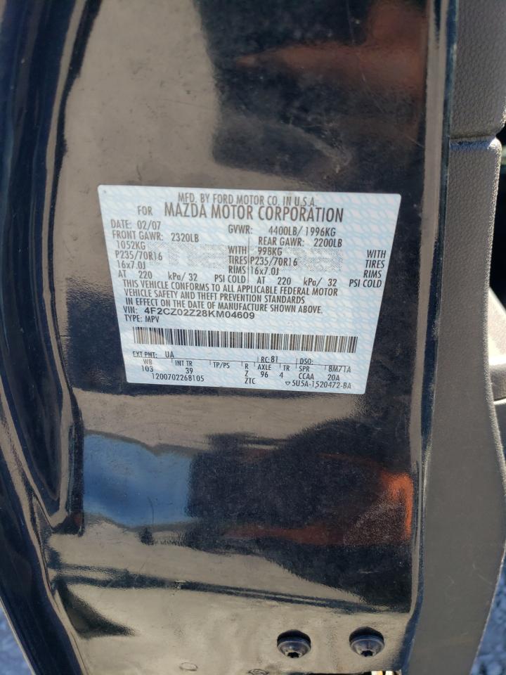 2008 Mazda Tribute I VIN: 4F2CZ02Z28KM04609 Lot: 76816554