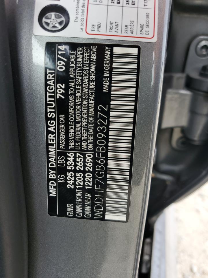 WDDHF7GB6FB093272 2015 MERCEDES-BENZ E CLASS - Image 12