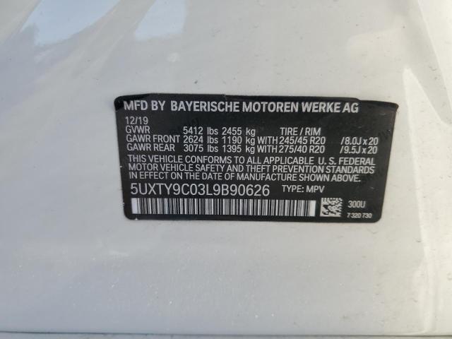 5UXTY9C03L9B90626 BMW X3 XDRIVEM 13