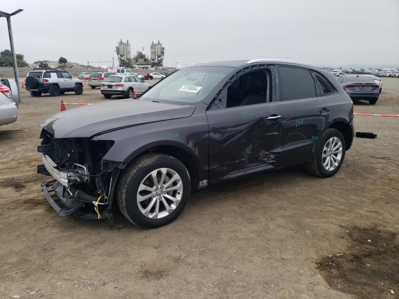 2015 Audi Q5 Premium Plus VIN: WA1LFAFP2FA050689 Lot: 75799084