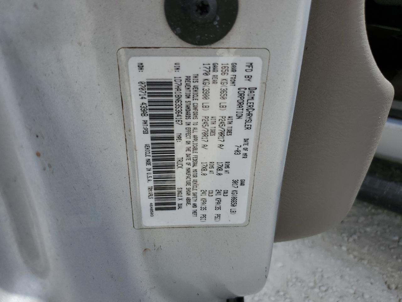 2003 Dodge RAM - Image 13