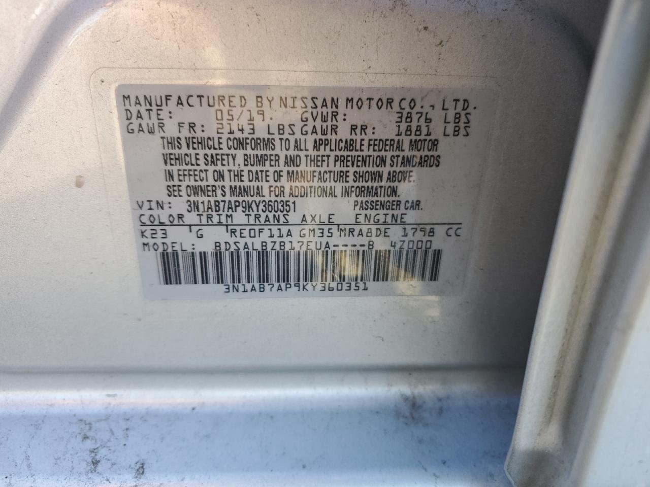 2019 Nissan Sentra - Image 14