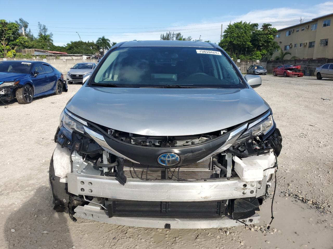 2022 Toyota Sienna Xle VIN: 5TDYRKECXNS116933 Lot: 75859424