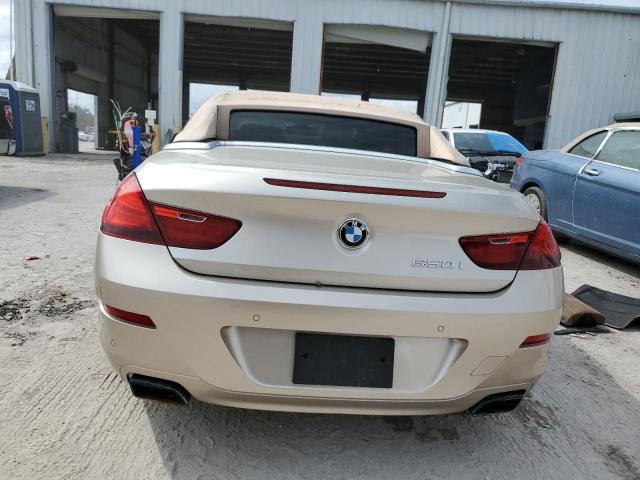  BMW 6 SERIES 2012 Золотой