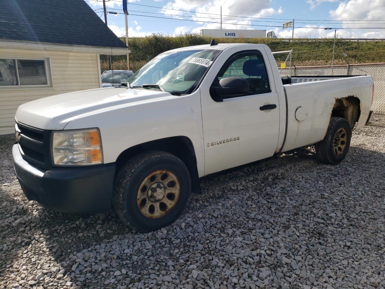 2007 Chevrolet Silverado C1500 Classic VIN: 1GCEC14X47Z612587 Lot: 75865974