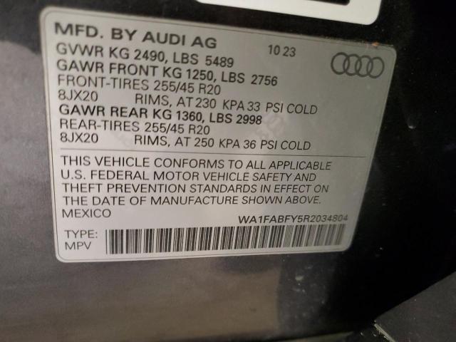 WA1FABFY5R2034804 Audi Q5 PRESTIG 13