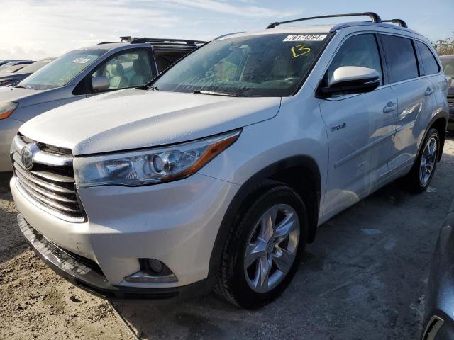  TOYOTA HIGHLANDER 2014 Белы