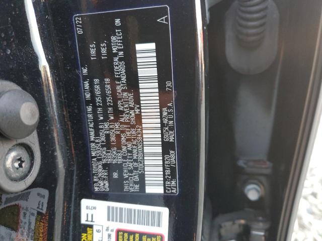 5TDCZRBHXNS584342 Toyota Highlander  13