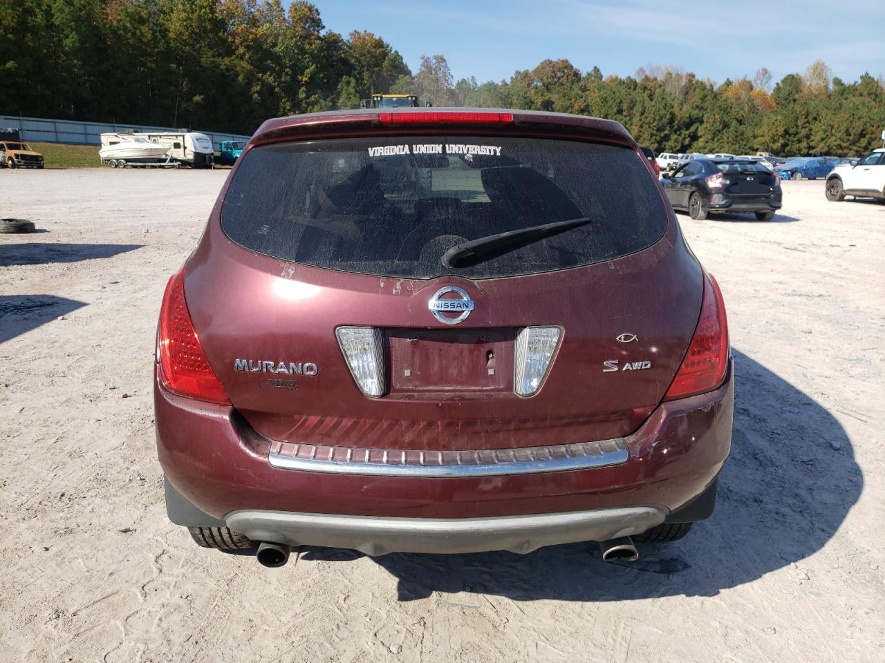 2006 Nissan Murano Sl VIN: JN8AZ08WX6W518596 Lot: 78172834