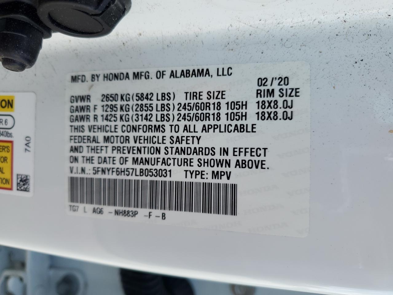 2020 Honda Pilot - Image 14