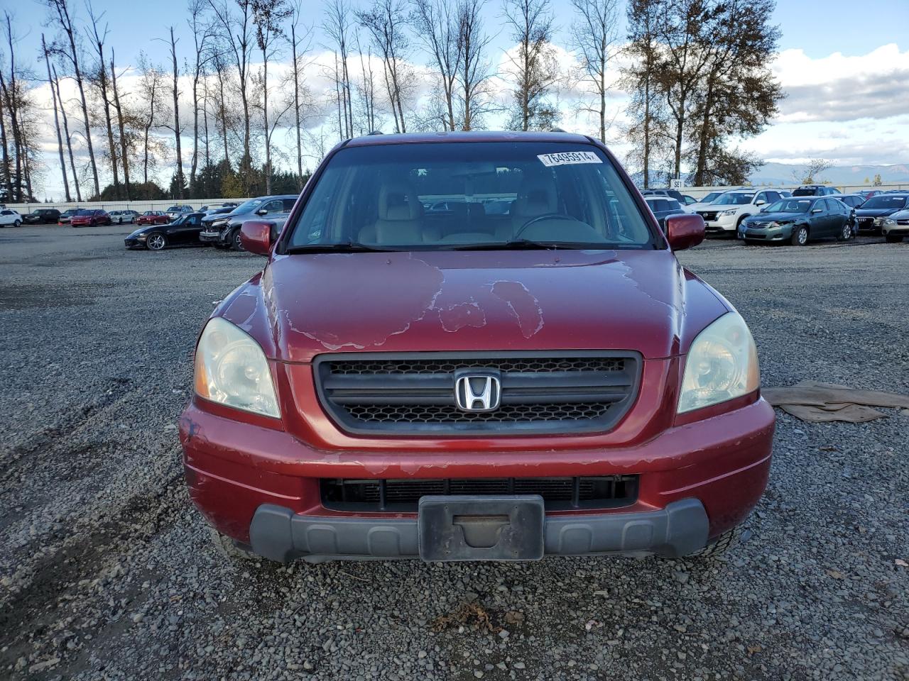 2004 Honda Pilot Exl VIN: 2HKYF18574H603995 Lot: 76495914