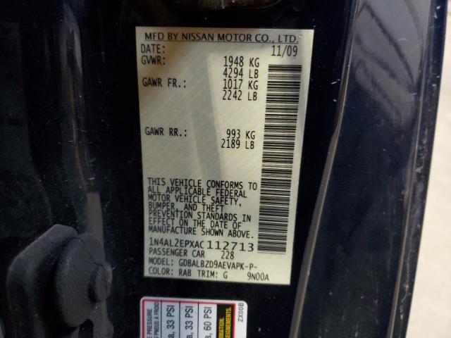 2010 NISSAN ALTIMA S