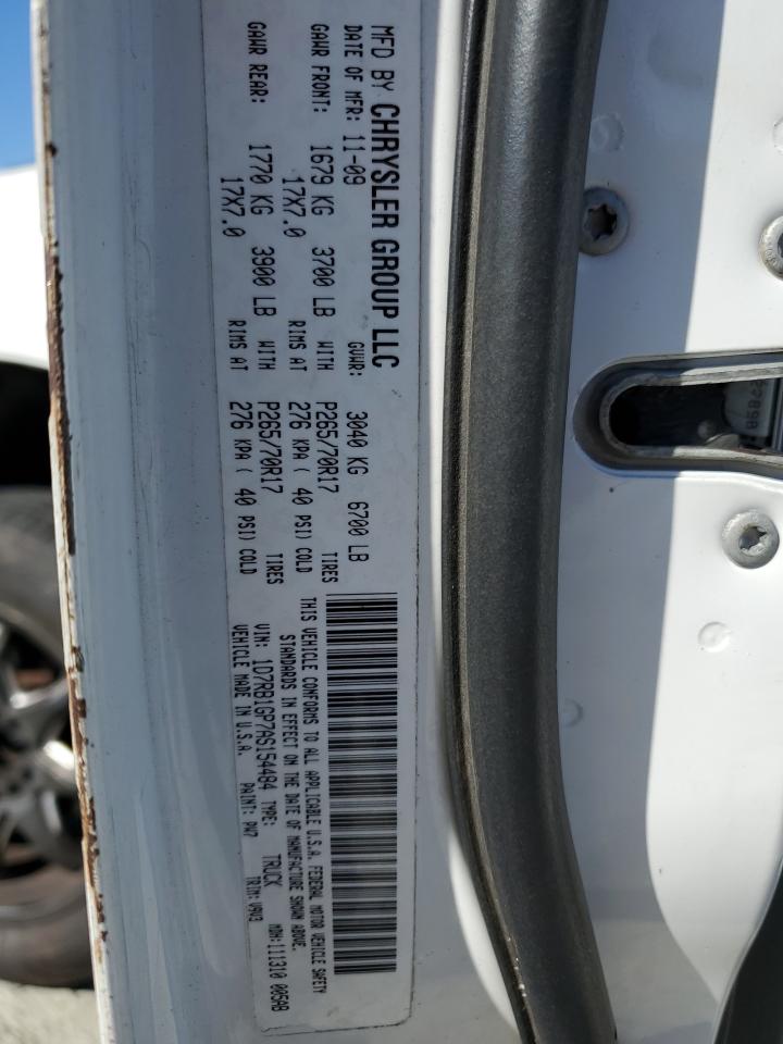 1D7RB1GP7AS154484 2010 Dodge Ram 1500