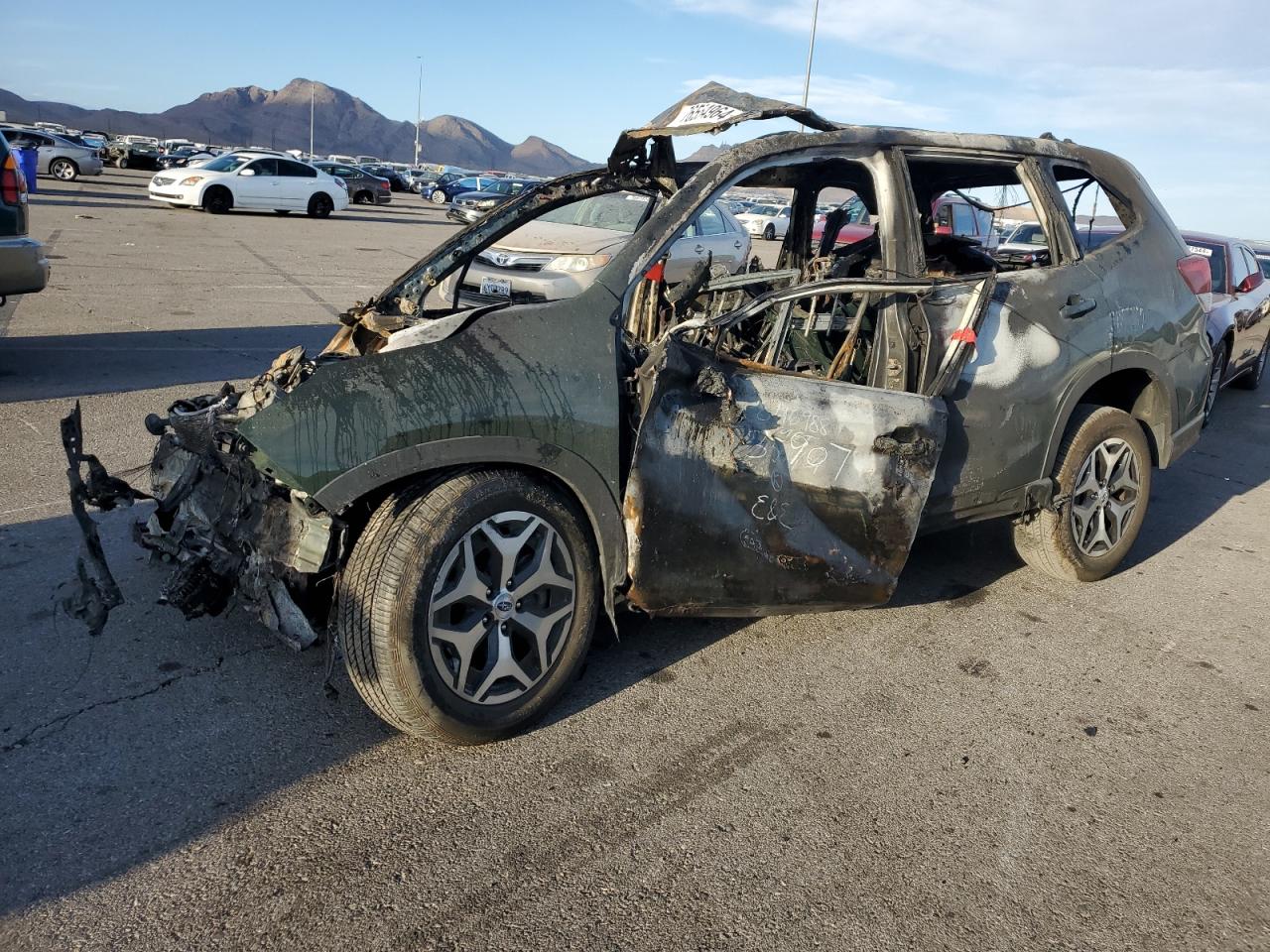 2022 Subaru Forester Premium na sprzedaż w North Las Vegas, NV - Burn