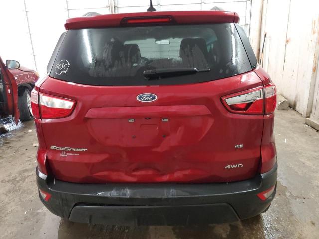  FORD ECOSPORT 2021 Czerwony