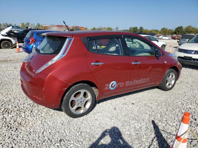  NISSAN LEAF 2012 Красный