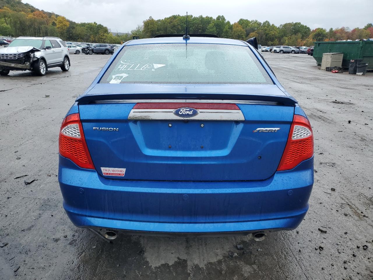 2011 Ford Fusion Sport VIN: 3FAHP0KC9BR153152 Lot: 75829674