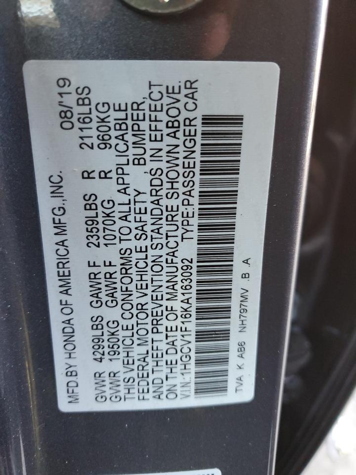 2019 Honda Accord - Image 14