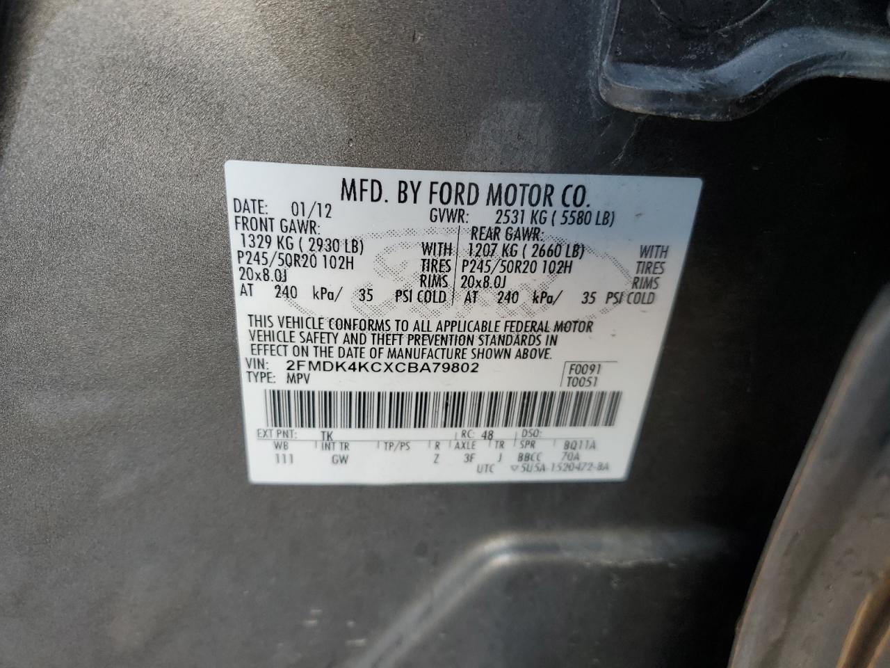 2012 Ford Edge - Image 14
