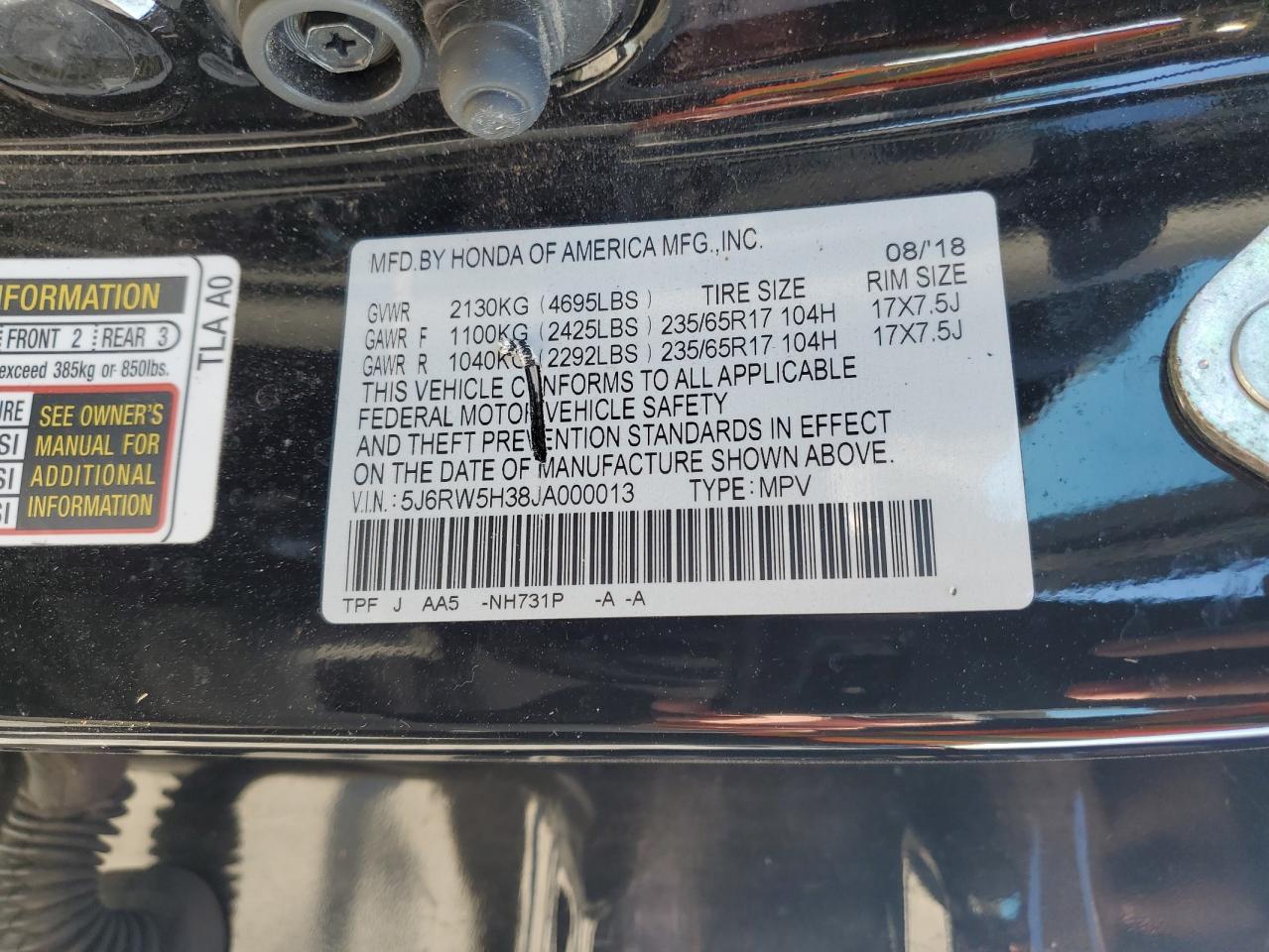 2018 Honda CR-V - Image 12