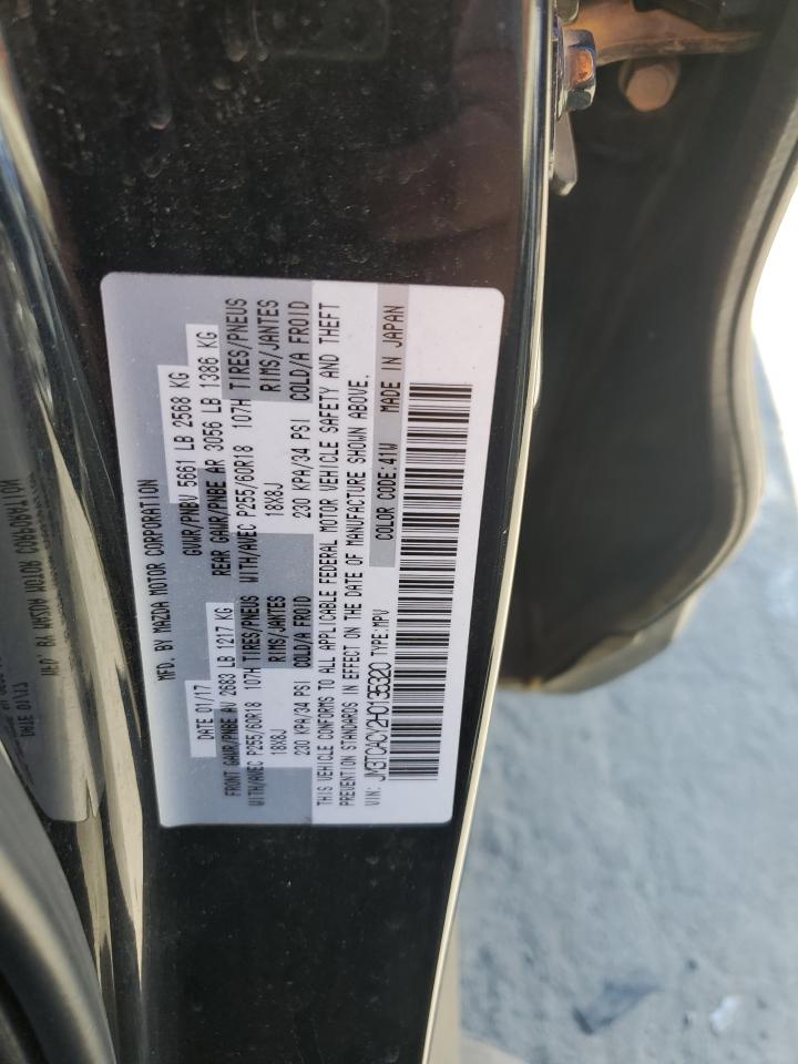 2017 Mazda Cx-9 Touring VIN: JM3TCACY2H0135320 Lot: 76035474