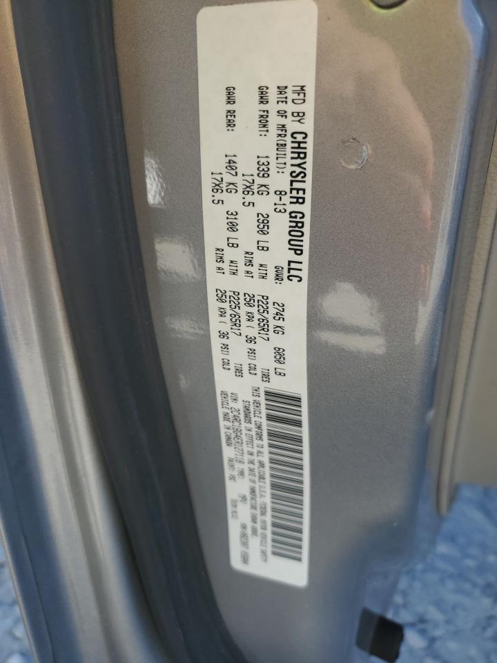 2014 Chrysler Town & Country Touring VIN: 2C4RC1BG4ER127118 Lot: 77122134