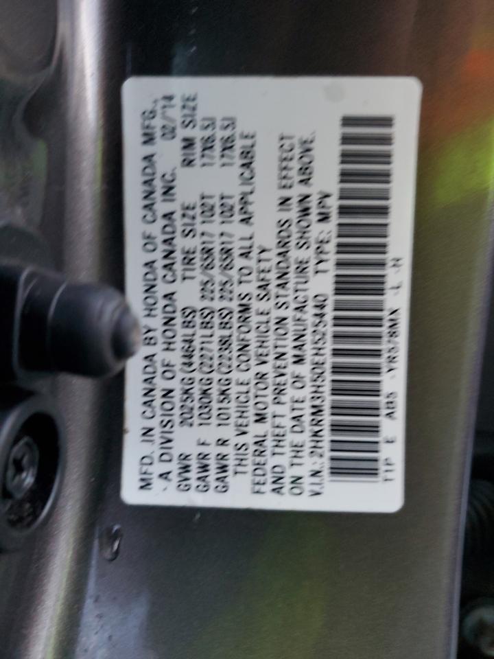 2HKRM3H50EH525440 2014 Honda Cr-V Ex