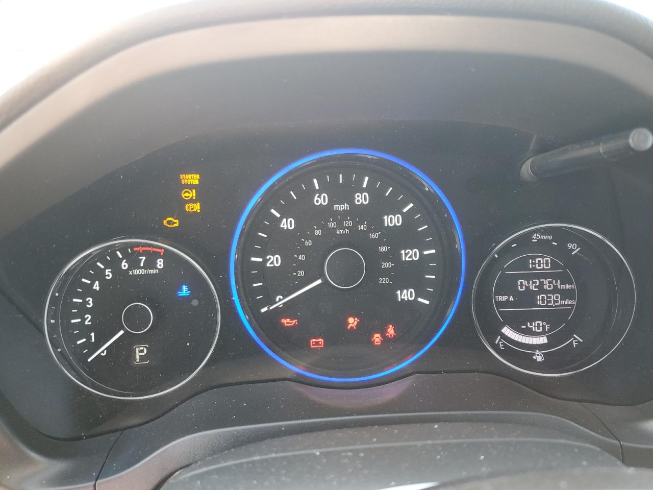 3CZRU6H76JM724493 2018 Honda Hr-V Exl