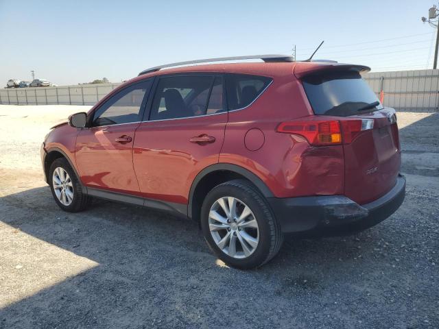  TOYOTA RAV4 2015 Червоний