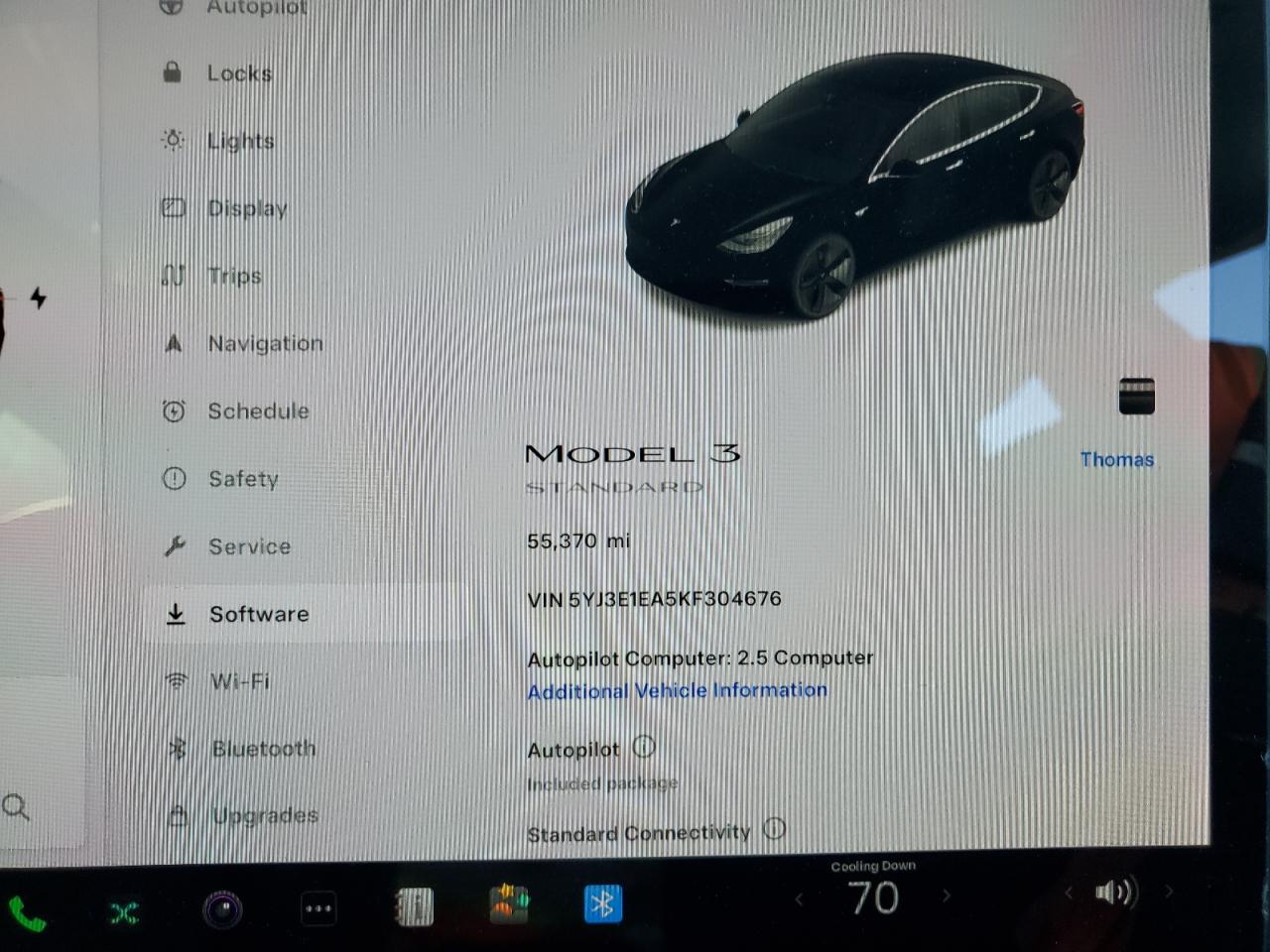 5YJ3E1EA5KF304676 2019 Tesla Model 3