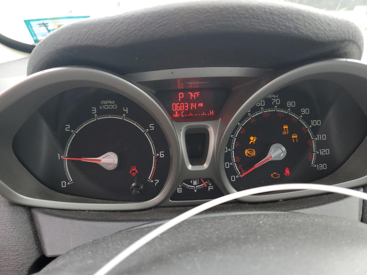 2013 Ford Fiesta Se VIN: 3FADP4EJ6DM191406 Lot: 74142684