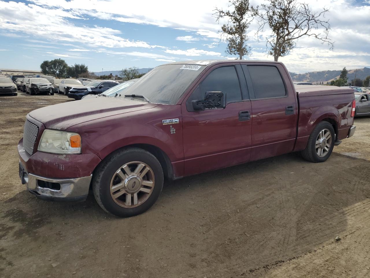 2005 Ford F150 Supercrew იყიდება San Martin-ში, CA - Front End