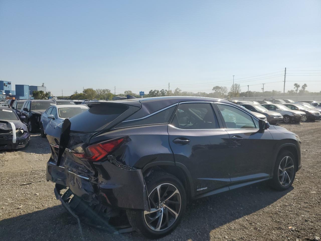 VIN 2T2BGMCA0JC025340 2018 LEXUS RX450 no.3